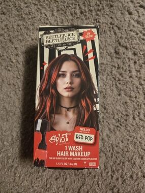 Splat 1-Wash Hair Makeup — Red Pop Temporary Hair Color